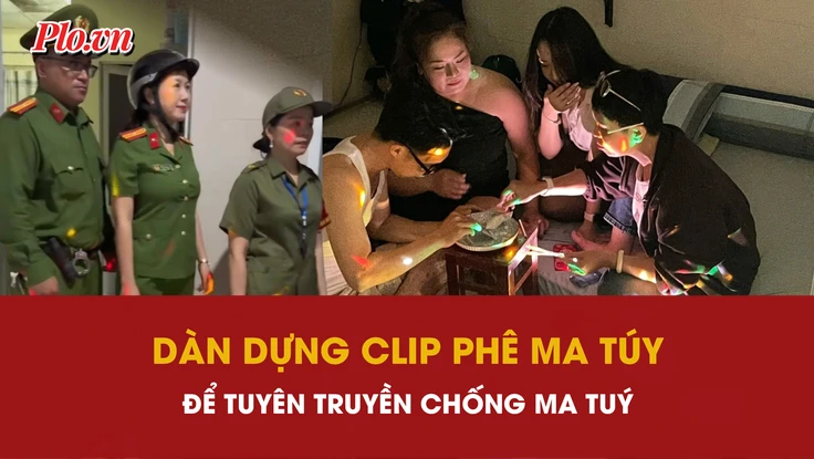 Trưởng công an phường nói gì về clip phê ma túy do đơn vị dàn dựng? 