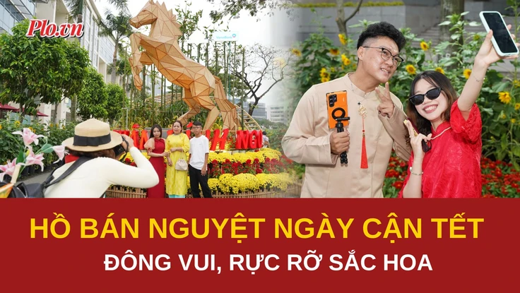 Người dân khắp nơi nô nức check-in đường hoa Phú Mỹ Hưng ngày cuối năm