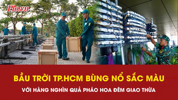 Bầu trời TP.HCM sẽ bùng nổ sắc màu với hàng nghìn quả pháo hoa đêm Giao thừa