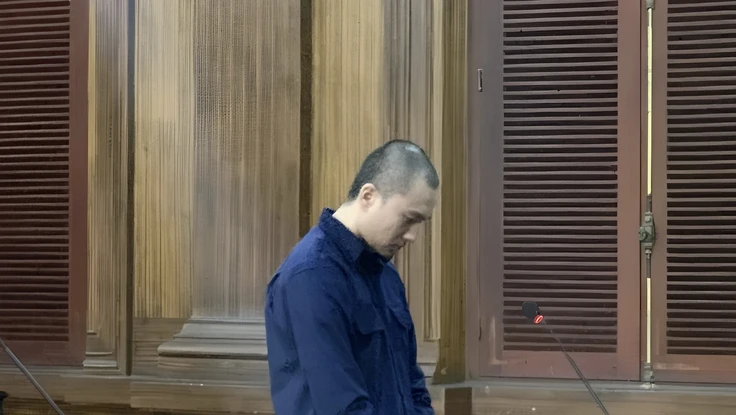 Bị cáo Nguyễn Thanh Liêm tại tòa. Ảnh: Dương Trang.