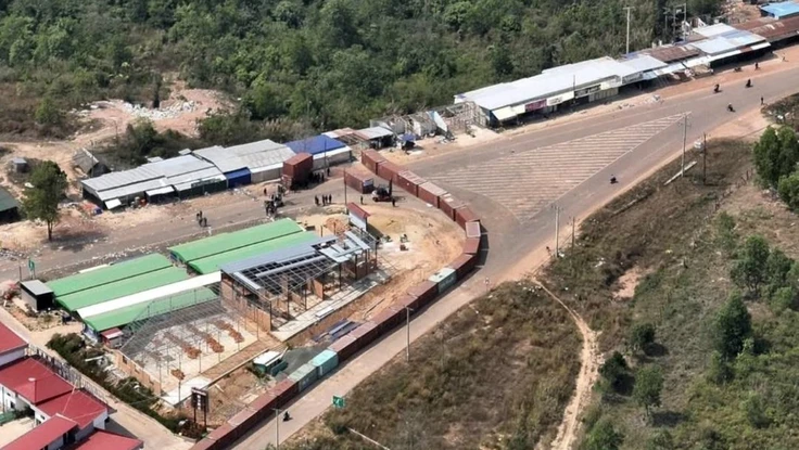 Thái Lan sắp xây hàng rào an ninh dọc biên giới với Campuchia