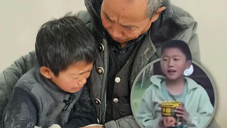 Dành phần ăn từ trường về nuôi ông, cậu bé 9 tuổi mồ côi khiến 46 triệu người bật khóc