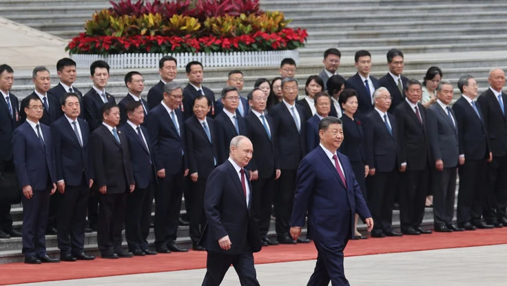 VIDEO: Ông Tập tiếp đón trọng thể ông Putin tại Bắc Kinh, ca ngợi quan hệ song phương