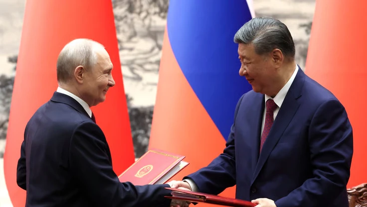Ông Tập và ông Putin họp báo chung, ký văn kiện phát triển quan hệ chiến lược song phương