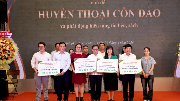 Ra mắt tủ sách 'Huyền thoại Côn Đảo', lan tỏa giá trị lịch sử và văn hóa đọc