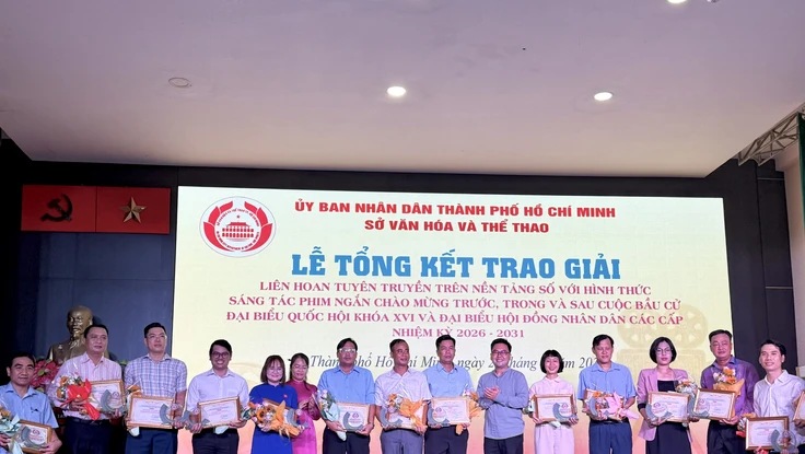 TP.HCM: Trao giải liên hoan phim ngắn tuyên truyền bầu cử trên nền tảng số