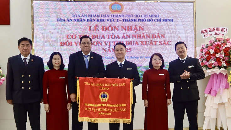 TAND Khu vực 2 - TP.HCM: Đơn vị kiểu mẫu về cải cách tư pháp, tiên phong trong ứng dụng công nghệ