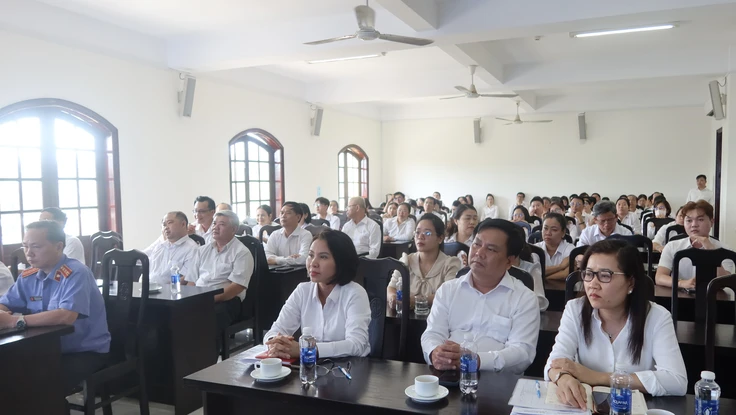 TAND khu vực 8 - TP.HCM đẩy mạnh ứng dụng phần mềm quản lý án