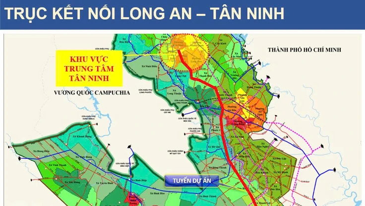 Tây Ninh đầu tư hơn 25.700 tỉ đồng dự án trục kết nối Long An - Tân Ninh