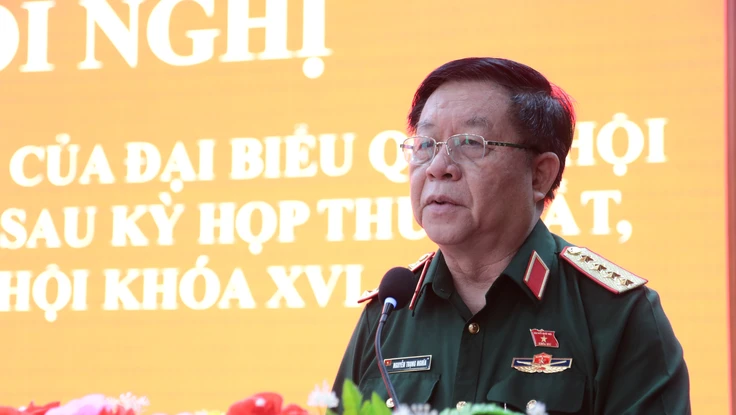 Đại tướng Nguyễn Trọng Nghĩa tiếp xúc cử tri Tây Ninh, nhấn mạnh trách nhiệm phục vụ Nhân dân