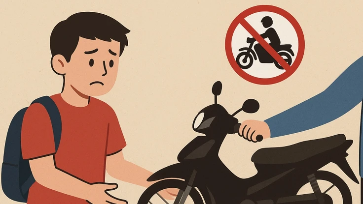 Bài học đắt giá từ việc cho bạn mượn xe