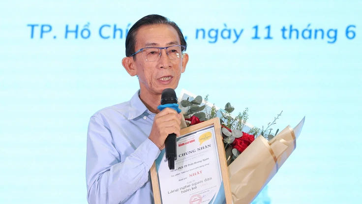 PGS-TS Trần Hoàng Ngân đoạt giải Nhất cuộc thi 'Lắng nghe người dân hiến kế' lần 7