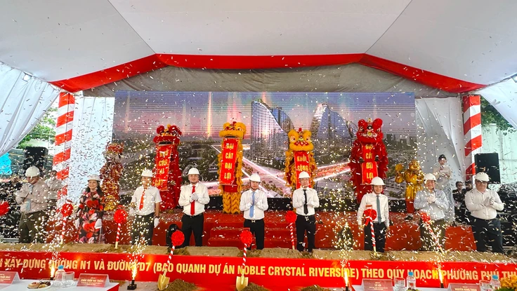 TP.HCM: Khởi công loạt tuyến đường tại phường Phú Thuận nhân 50 năm thành phố mang tên Bác