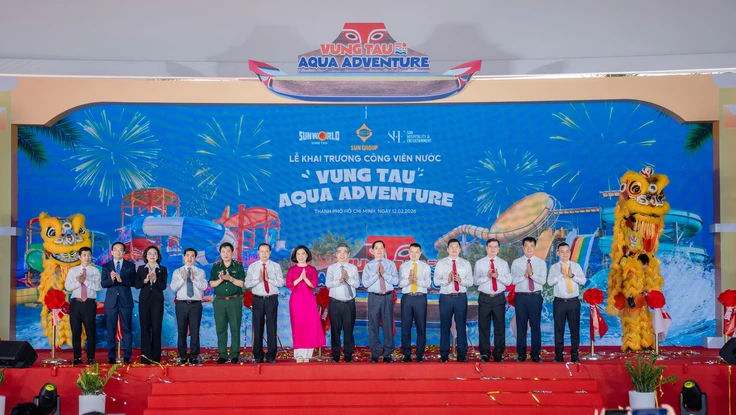 Sun Group khai trương công viên nước đạt 2 kỷ lục thế giới tại Vũng Tàu 