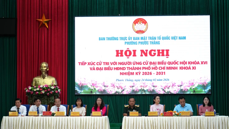 Ứng viên ĐBQH và đại biểu HĐND TP.HCM tiếp xúc cử tri bầu cử sớm