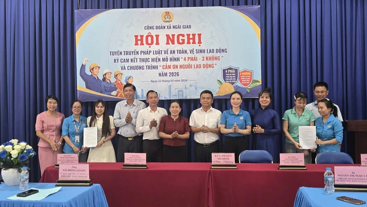 TP.HCM: Hàng trăm đoàn viên, người lao động ký cam kết thực hiện Mô hình '4 Phải – 3 Không'