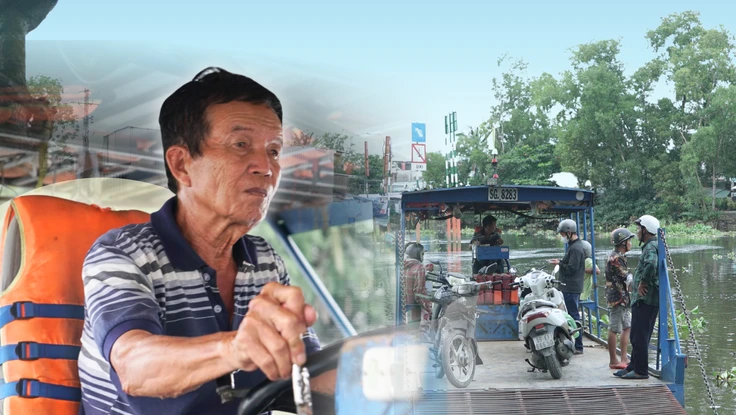 Ông Bảy Đò hơn 40 năm bền bỉ đưa khách qua sông 
