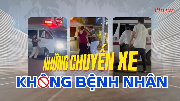 Điều tra - bài 1: Giờ cao điểm, xe cứu thương hú còi chở khách đi… thăm bạn