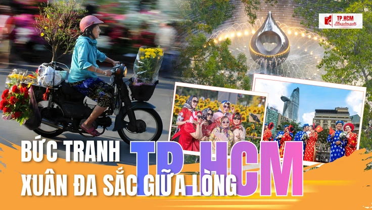 'TP.HCM - Sắc màu mới': Bức tranh xuân đa sắc giữa lòng đô thị