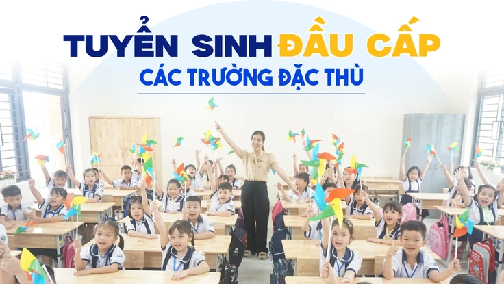 Infographic: Cách đăng ký tuyển sinh đầu cấp vào các trường đặc thù