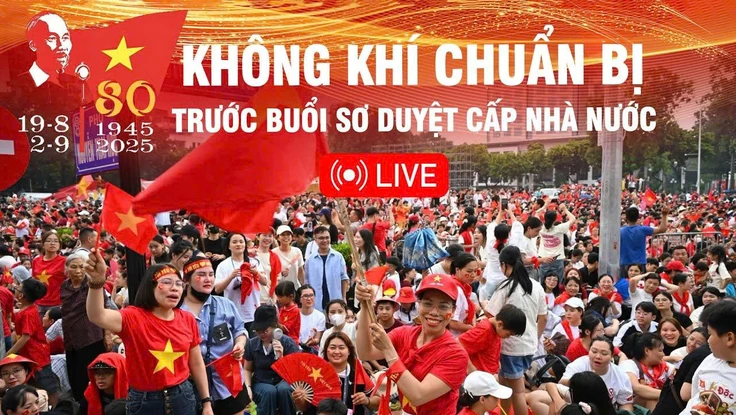 TRỰC TIẾP: Không khí trước Lễ sơ duyệt cấp Nhà nước diễu binh, diễu hành A80
