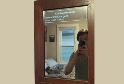 Xuất hiện “gương thông minh” như smartwatch