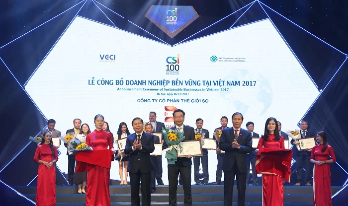 Digiworld lọt tốp 100 doanh nghiệp phát triển bền vững