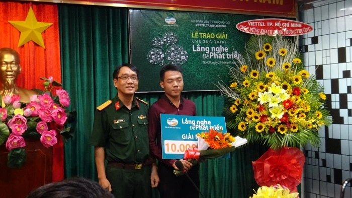 Viettel trao giải 'Lắng nghe để phát triển' đợt 2