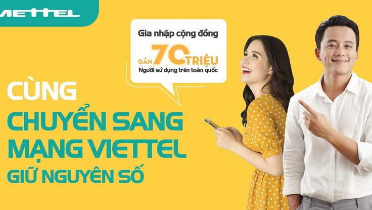 Viettel hỗ trợ chuyển mạng giữ số ngay tại nhà