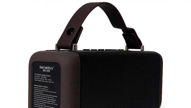 Đánh giá mẫu loa SoundMax SB-206 siêu di động