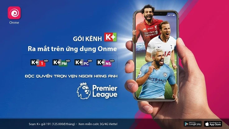 Cách xem các kênh K+ trên ứng dụng Onme