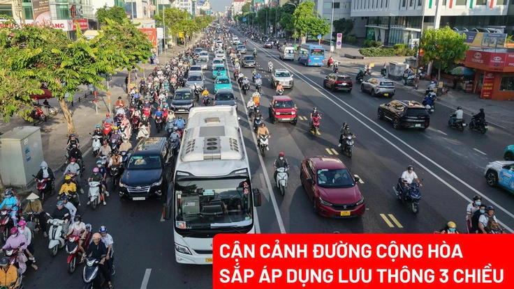 Cận cảnh phương án lưu thông 3 chiều 'giải cứu' kẹt xe trên đường Cộng Hòa