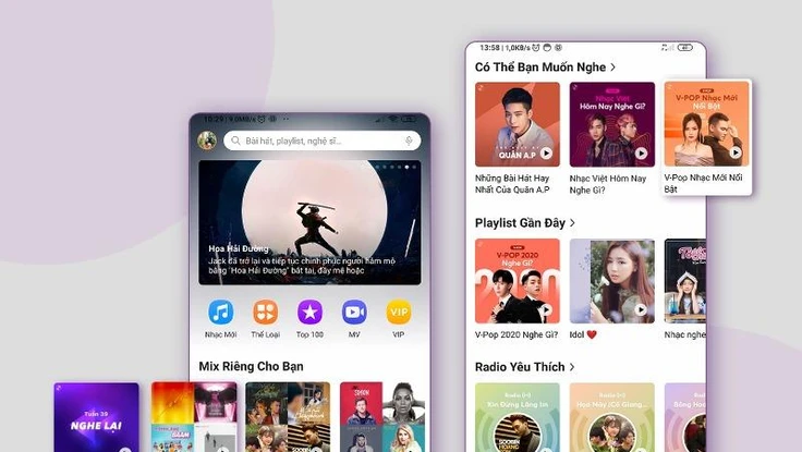 Ứng dụng nghe nhạc Việt được tích hợp trí tuệ nhân tạo 