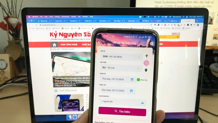 Cách mua vé máy bay, vé xe giá rẻ không cần tiếp xúc 