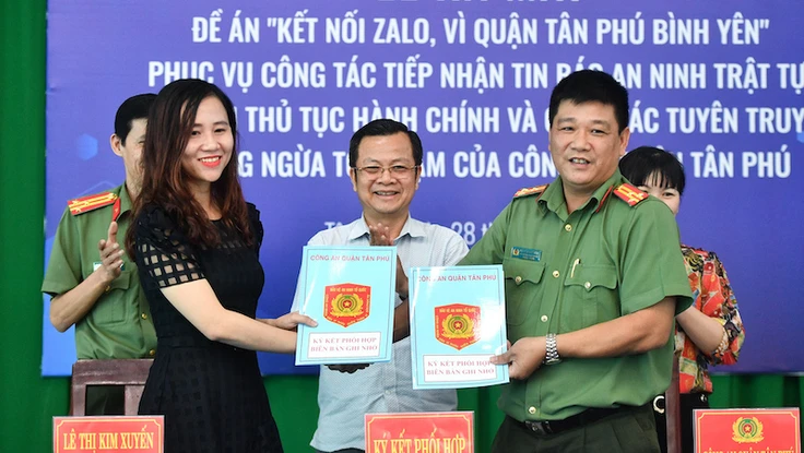 Cách phản ánh thông tin tội phạm qua Zalo