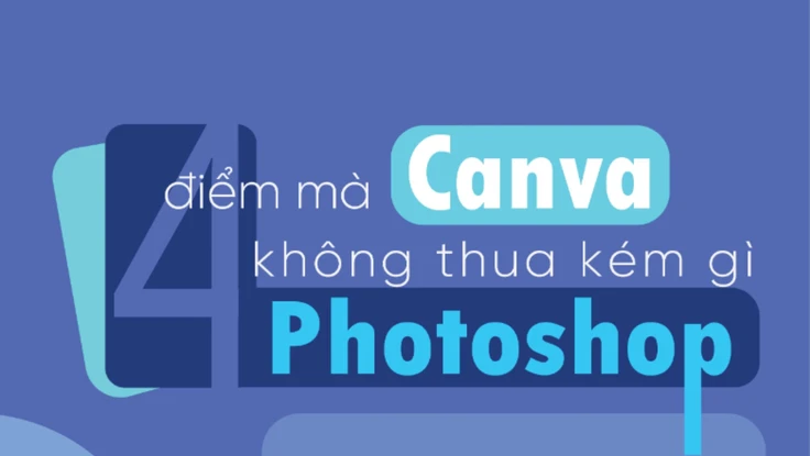 4 điểm mà canva không thua gì photoshop