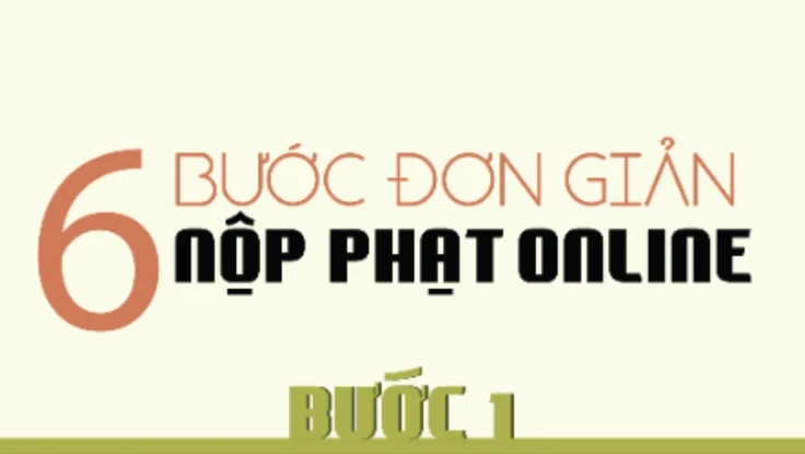 6 bước đơn giản để nộp phạt online
