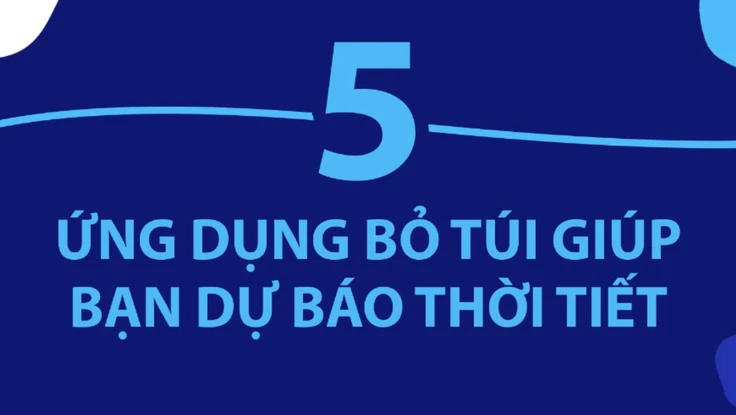 5 ứng dụng bỏ túi giúp bạn dự báo được thời tiết