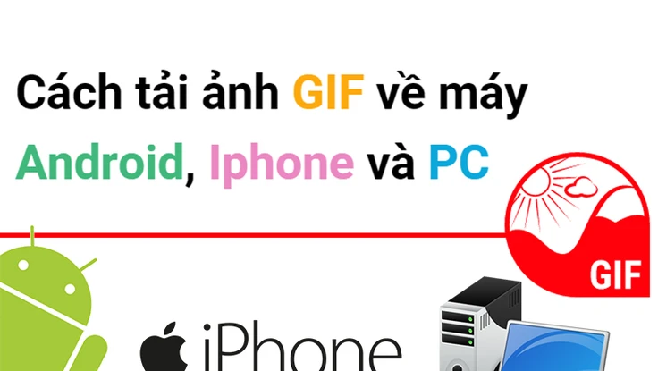 Cách tải ảnh GIF về điện thoại Android, iPhone và PC