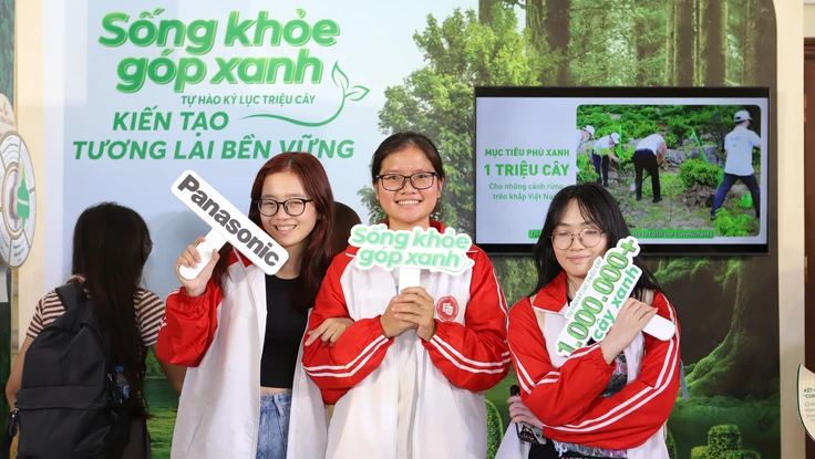 Panasonic Việt Nam chạm mốc 1 triệu cây xanh, tiếp tục lan tỏa 'Sống khỏe góp xanh'