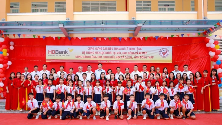 HDBank nối dài hành trình yêu thương tại Đồng bằng sông Cửu Long