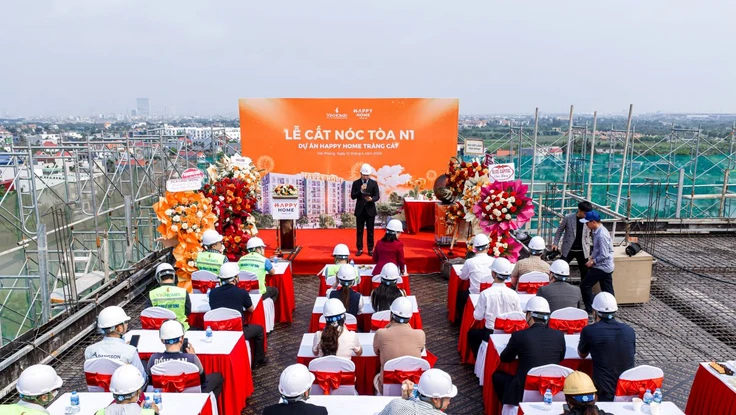 Thêm cột mốc thi công, Happy Home Tràng Cát rút ngắn hành trình tới ‘ngôi nhà hạnh phúc’