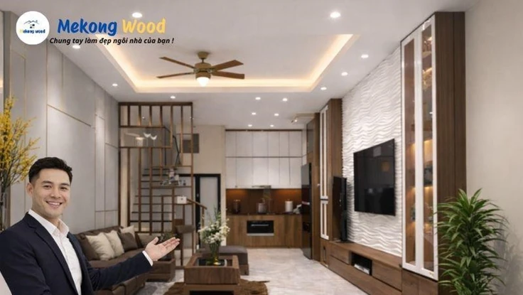 Nội thất Mekongwood: Khẳng định vị thế thiết kế thi công trọn gói tại TP.HCM