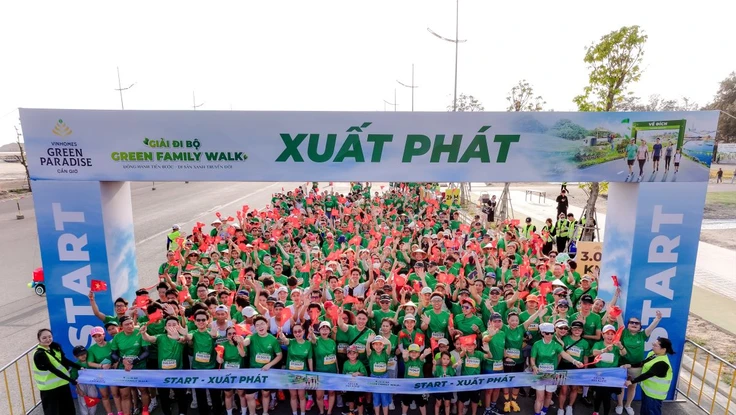 Hơn 1.000 người 'nhuộm xanh' Cần Giờ, trải nghiệm và 'săn' cơ hội sở hữu Vinhomes Green Paradise