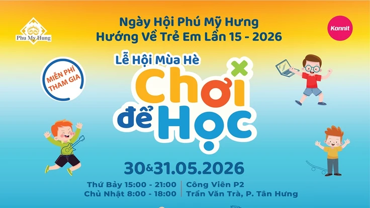 Phú Mỹ Hưng mang đến ngày hội ‘Chơi để học’ cho thiếu nhi dịp hè 2026