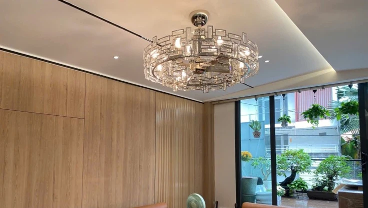 Quạt trần đèn Mr.Vũ: Giải pháp kiến trúc nâng tầm đẳng cấp căn hộ chung cư