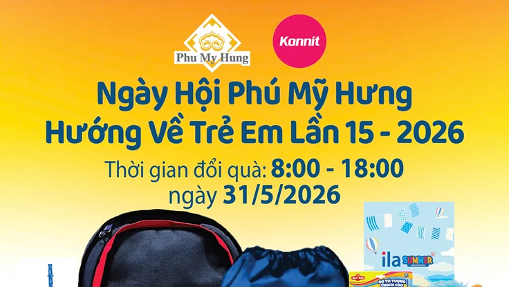 Hơn 15.000 phần quà dành tặng thiếu nhi tham gia