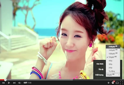 YouTube thử nghiệm phát video 4K với 60fps