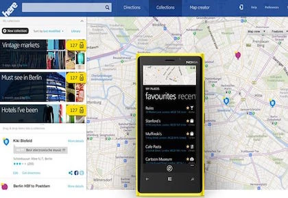 Nokia xem xét khả năng bán HERE Maps