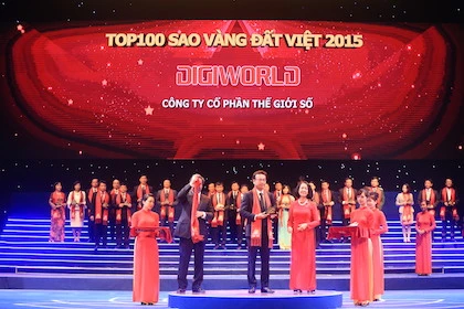 Digiworld được vinh danh tại Giải thưởng Sao Vàng Đất Việt 2015
